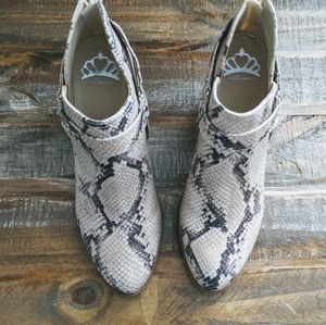 fergalicious snakeskin booties